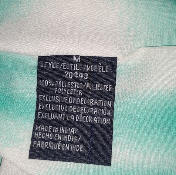 Riviera Sun Multi Color Tunic Coverup Dress Size Medium - Picture 7 of 8